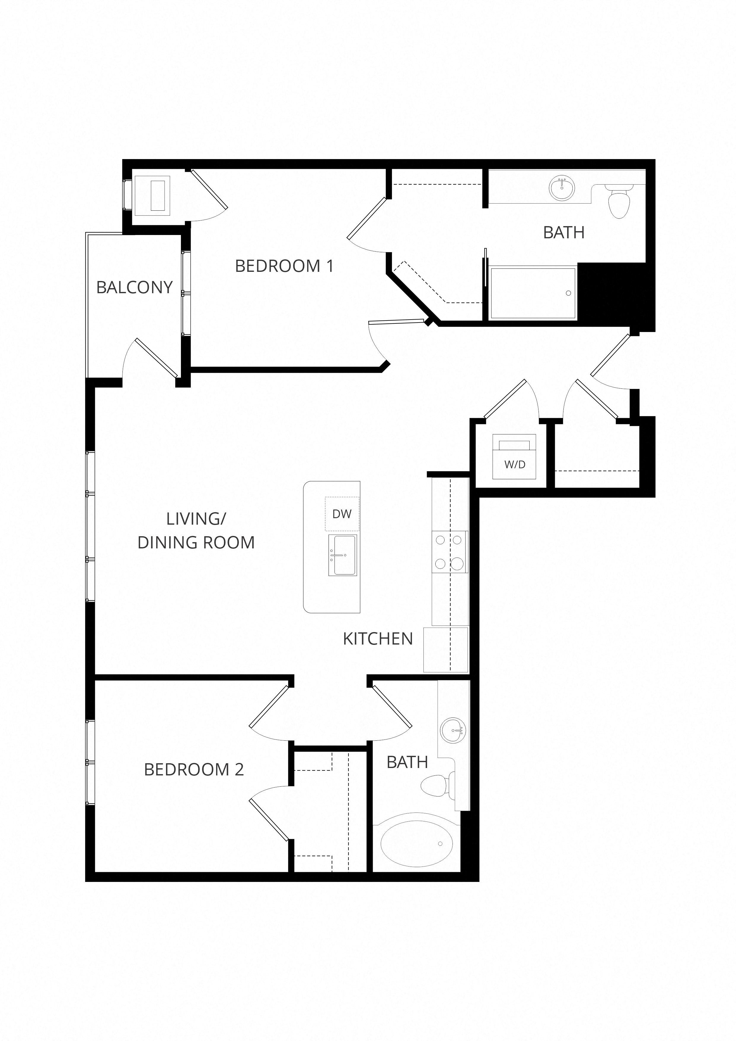 C5 2x2 floor plan